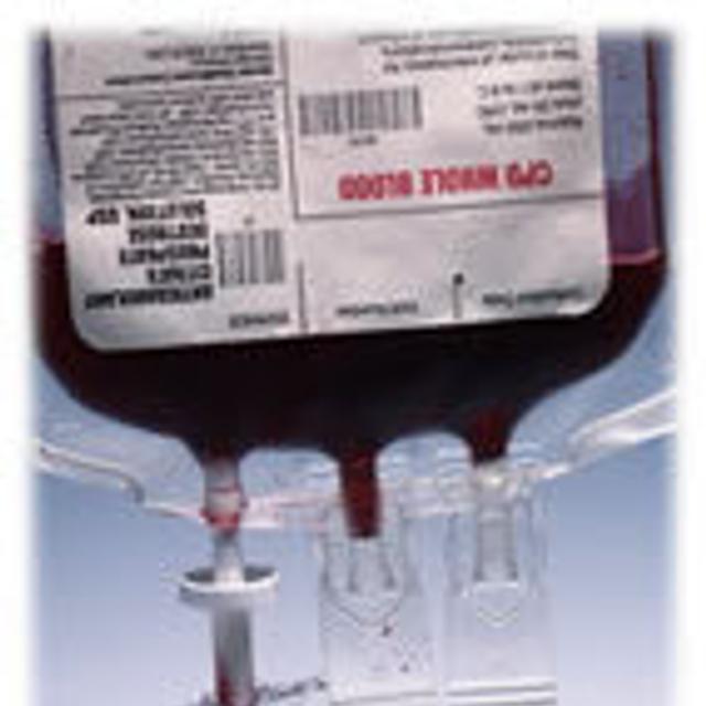 Poche de transfusion sangine