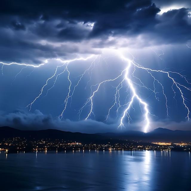 Phénomène météo extraordinaire : des éclairs sous un ciel clair
