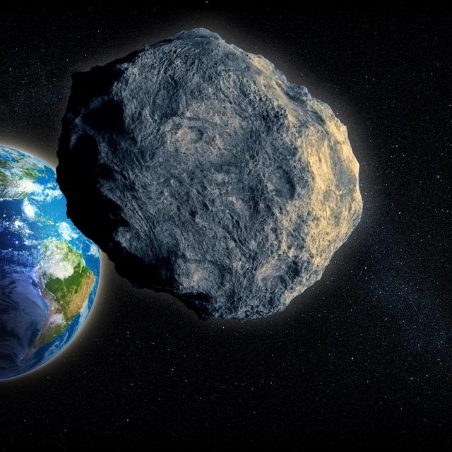 Un astéroïde frôlant la Terre.&nbsp;© Mopic, Adobe Stock