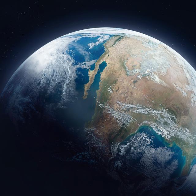 Illustration d&#39;un astéroïde frôlant la Terre.&amp;nbsp;© dimazel, Adobe Stock