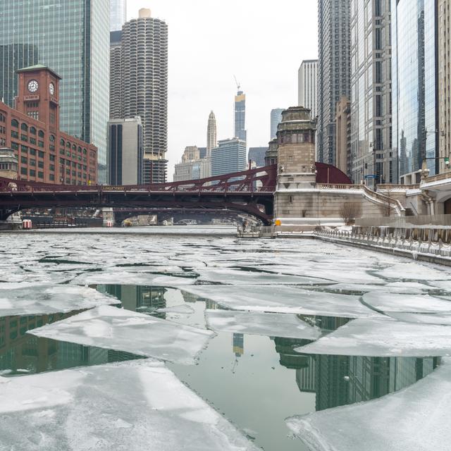 Le vortex polaire va provoquer un coup de froid intense dans certaines villes américaines, comme Chicago. © blvdone, Adobe Stock