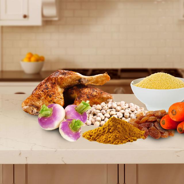 Recette Couscous au poulet et sa sauce aux raisins secs — free download
