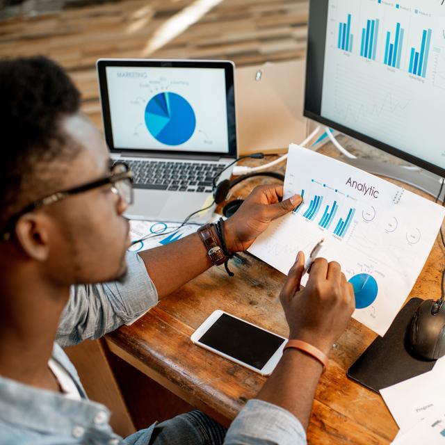 Le data analyst se concentre sur un type de données afin de les valoriser pour en dégager une stratégie marketing. © rh2010, Adobe Stock.