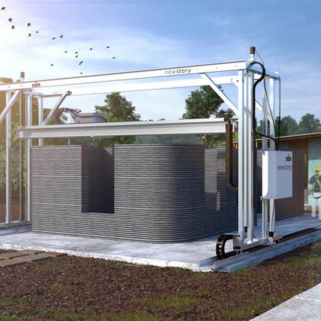 L’imprimante 3D de la start-up Icon sera utilisée pour un projet de construction de 100 maisons au Salvador. © Icon