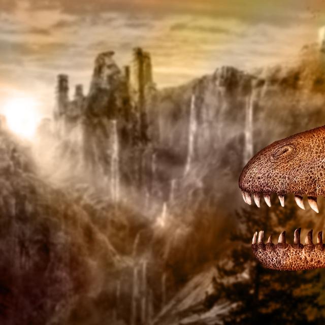 Donner vie à un dinosaure.&amp;nbsp;© Michel Fontaine - Tous droits réservés