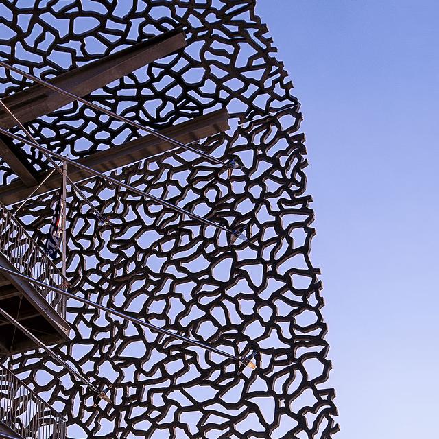 Le MuCem, Musée des civilisations de l&#39;Europe et de la Méditerranée. © Cyril, CC by-nc 2.0
