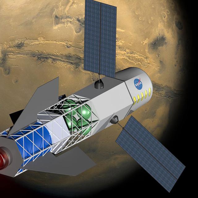 Les différents moyens de propulsion pour aller sur Mars.&amp;nbsp;© Pancotti -&amp;nbsp;CC BY-SA 3.0