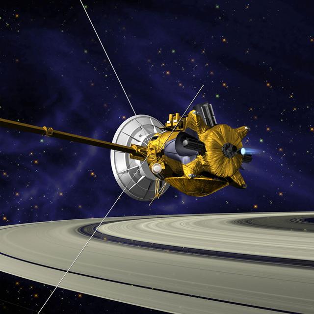 La mission spatiale Cassini-Huygens.&amp;nbsp;© Nasa