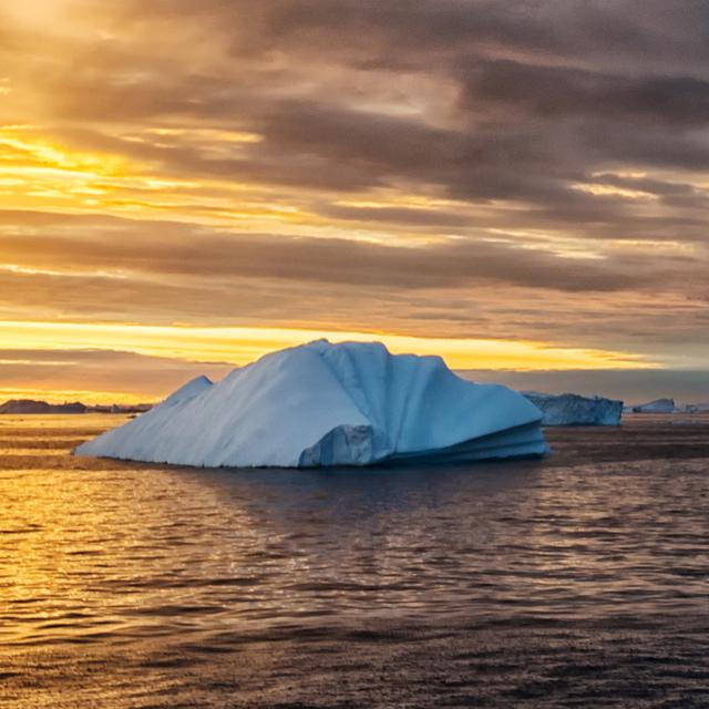 Coucher de soleil en Antarctique. © Christopher Michel - CC BY-NC 2.0