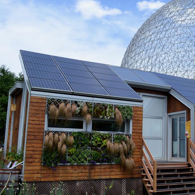 La maison solaire écologique est située sur l&#39;Île Sainte-Hélène, Montréal&amp;nbsp;au Canada. © Benoit Rochon - CC BY-NC 3.0