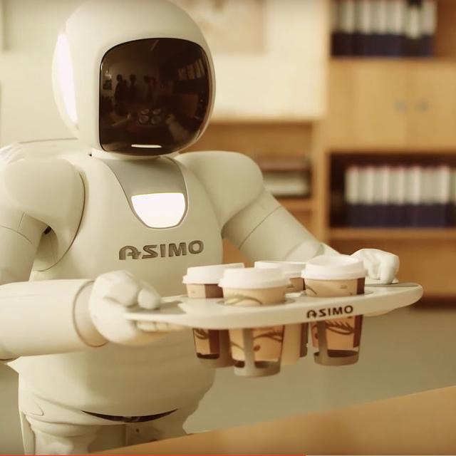 Honda, le robot Asimo. © Vanillase, Wikimedia commons, CC by-sa 3.0