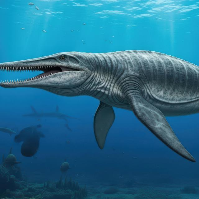 Le mosasaure était un monstre des océans, mais aussi des rivières. ©&amp;nbsp;Gianpiero,&amp;nbsp;Adobe Stock