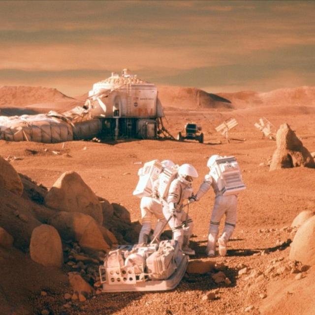 Un des nombreux concepts de la Nasa à l&#39;étude pour l&#39;exploration habitée de la planète Mars. Les agences spatiales comme le secteur privé ont la Planète rouge en ligne de mire pour de futures missions habitées. © Nasa