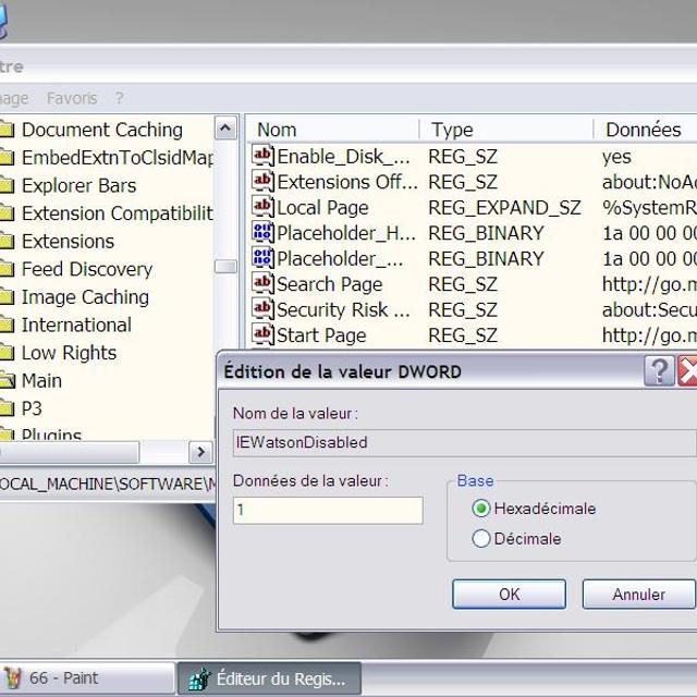 Suppression de l&#39;envoi d&#39;erreur à Microsoft - Crédits Futura-Sciences