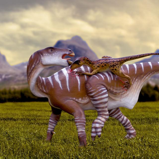 Attaque de dinosaures