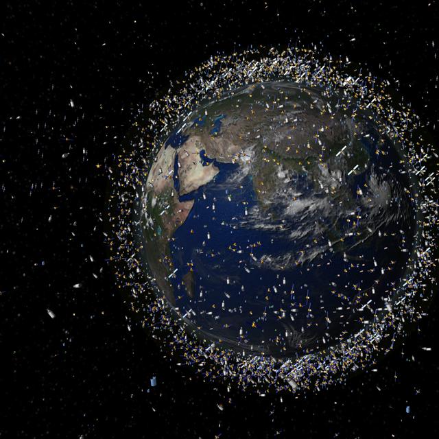 Combien de satellites artificiels autour de la Terre ? © ESA