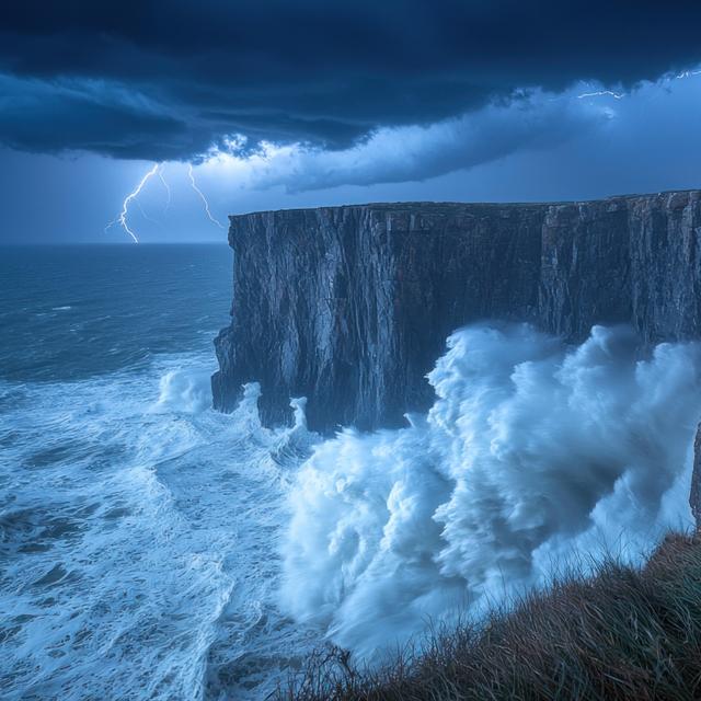 La tempête Eowyn possède tous les ingrédients pour mener à une situation très dangereuse en Irlande : la majeure partie du pays est en alerte rouge.&amp;nbsp;© AbdulHakim, Adobe Stock
