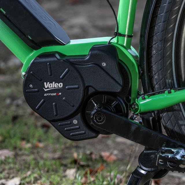 Valeo s’est associé au français Effigear qui a conçu la boite de vitesse automatique adaptative. © Valeo
