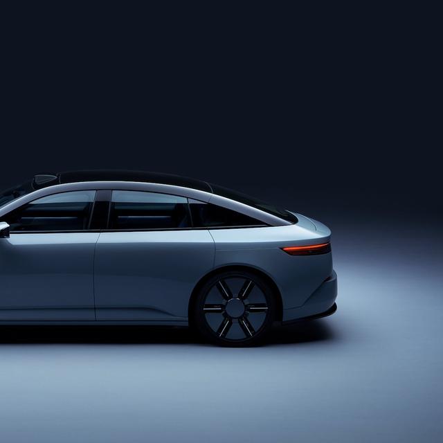 L’Afeela est la prochaine voiture électrique développée par Sony et Honda, et qui sortira en 2026. © Sony Honda Mobility