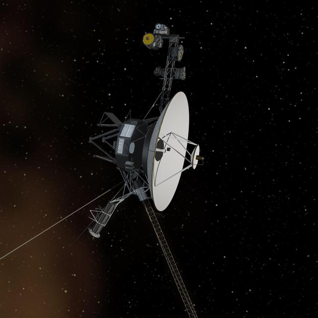 La sonde spatiale Voyager 1 aux frontières de l’héliosphère a quitté la Terre en 1977 afin d&#39;étudier les planètes externes du Système solaire. © Nasa&amp;nbsp;