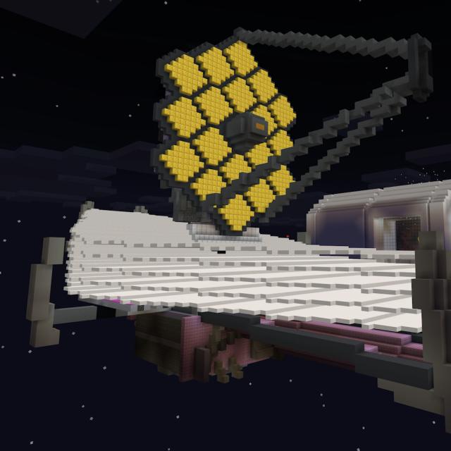 Minecraft Letescope L’incroyable découverte du télescope James-Webb dans l’une des ...