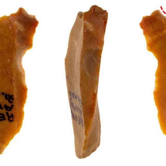 Le recyclage d&#39;anciennes pierres taillées suggère que les hommes préhistoriques se servaient probablement de ces outils pour préserver la mémoire des populations qui les ont précédées. © Efrati et al, 2022