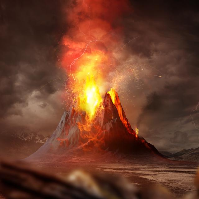 Selon une équipe internationale de chercheurs, des émissions de CO2 volcaniques sont à l’origine de la plus importante extinction de masse que la Terre a connu, il y a 252 millions d’années. © James Thew, Adobe Stock