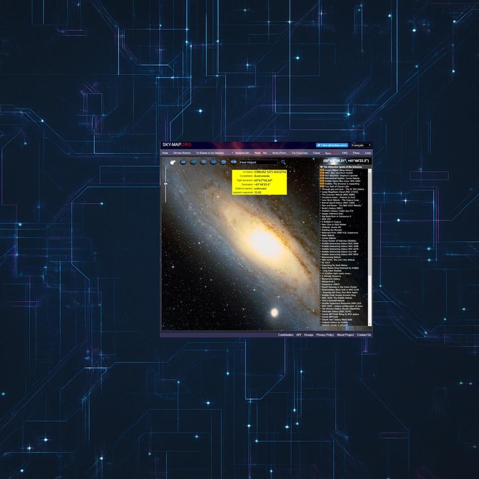 Définition | Sky-map.org : qu'est-ce que c'est ? | Futura tech