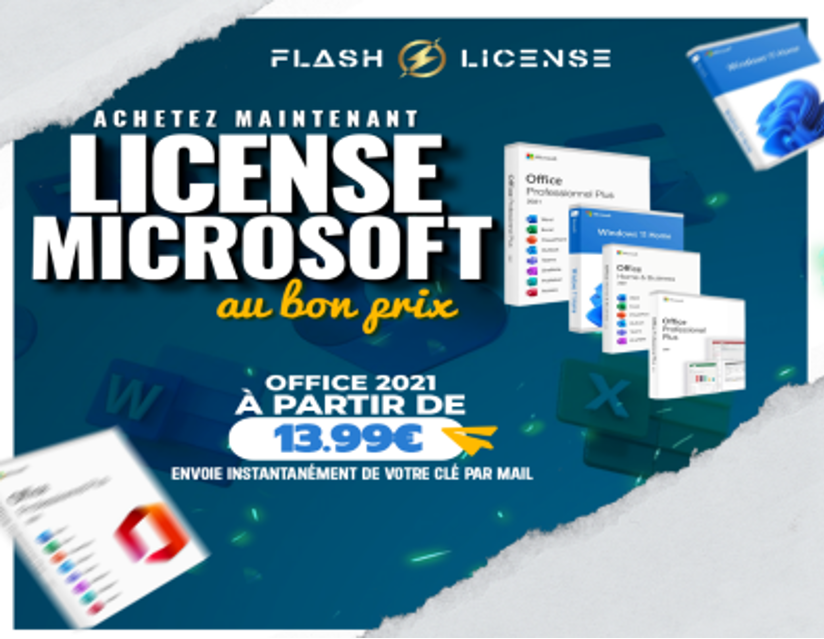 Des licences Office et Windows à petits prix pour bien s'équiper