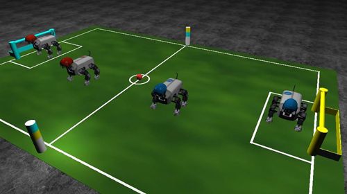 Robodog Simulation RobuDOG, un robot-chien français champion de foot